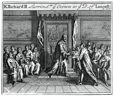 Richard II av England överlämnar sin krona, 1399 av Unbekannt