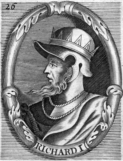 Richard I, kung av England av Unbekannt