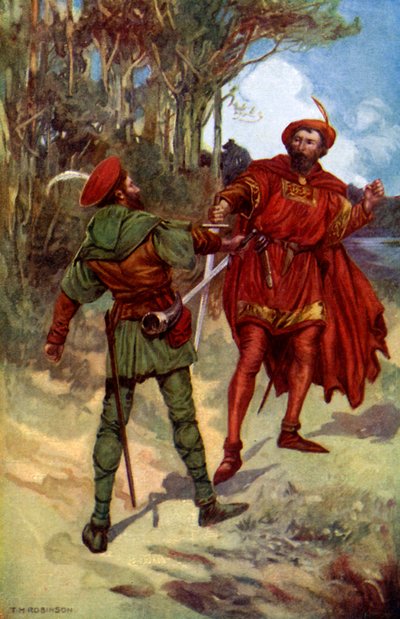 Richard I och Robin Hood, 1925 av Unbekannt