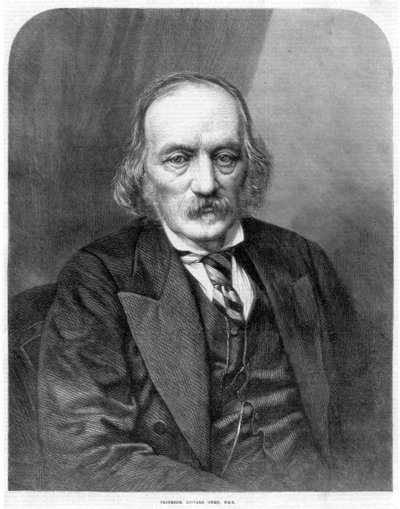 Richard Owen, engelsk anatom och paleontolog, 1872 av Unbekannt