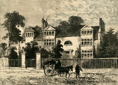 Richardsons hus på Parsons Green 1799, c1878. av Unbekannt