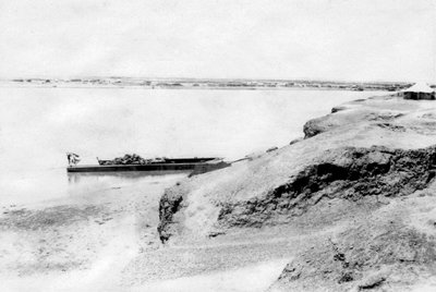 Högra stranden av floden Tigris och Samarra, Mesopotamien, 1918 av Unbekannt