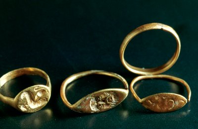 Ringar, smycken, Tunisien, 300-400-talet av Unbekannt
