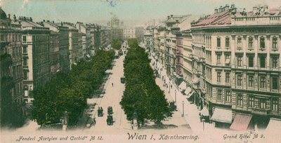 Ringvägen Kärntner Ring, Wien av Unbekannt