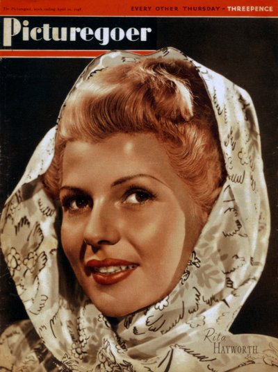 Rita Hayworth 1918-1987, amerikansk skådespelerska, 1948 av Unbekannt