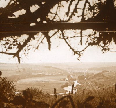 Floden Meuse sett från skyttegravarna, Verdun, norra Frankrike, c1914-c1918 av Unbekannt