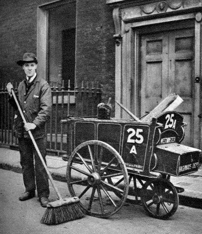 Vägsopare, London, 1926-1927 av Unbekannt