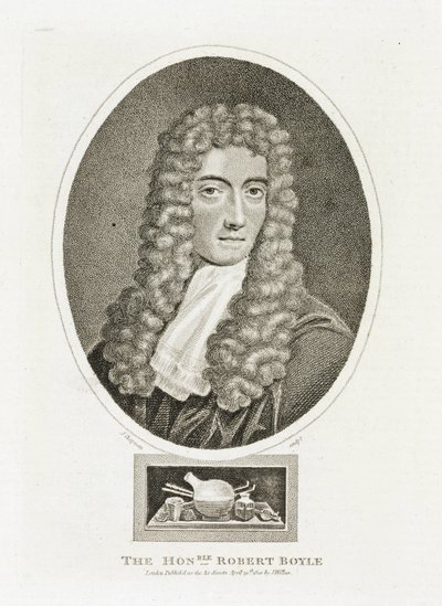 Robert Boyle (1627-1691), irländsk fysiker och kemist av Unbekannt