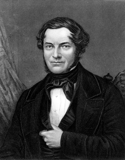 Robert Bunsen, tysk kemist, ca 1850-talet av Unbekannt