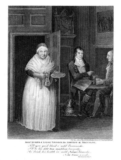 Robert Burns 1759-1796, skotsk poet, 1805 av Unbekannt