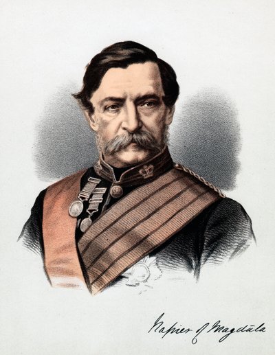 Robert Cornelius Napier, 1:e baron Napier av Magdala, brittisk soldat, c1880 av Unbekannt