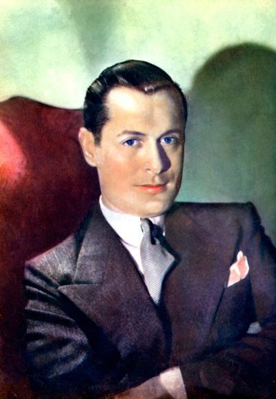 Robert Montgomery, amerikansk skådespelare och filmregissör, 1934-1935 av Unbekannt