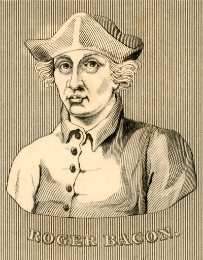 Roger Bacon, 1219-1292, 1830. av Unbekannt