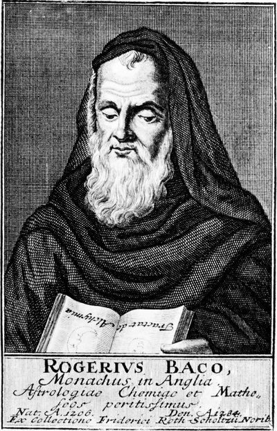 Roger Bacon, engelsk experimentell vetenskapsman, filosof och franciskanermunk av Unbekannt