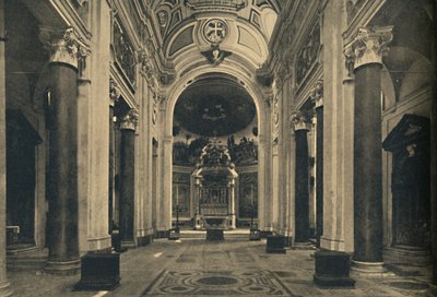 Roma - Interiören av det heliga korset i Jerusalems basilika, 1910 av Unbekannt
