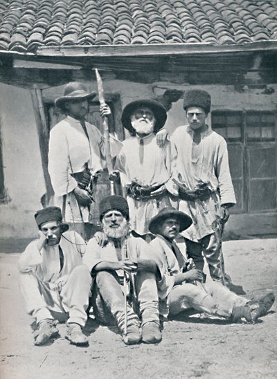 Rumänska bönder, 1912 av Unbekannt