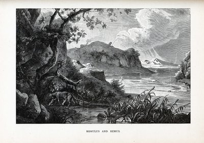Romulus och Remus, 1882 av Unbekannt