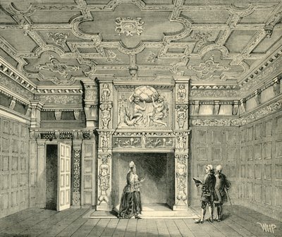 Rum i Sir Paul Pindars hus, c1872. av Unbekannt