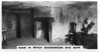 Rum där Shakespeare föddes, c1920-talet av Unbekannt