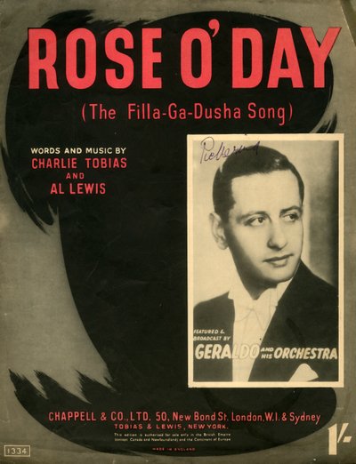 Rose ODay The Filla-Ga-Dusha Song, 1941. av Unbekannt