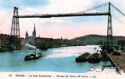 Rouen, Transporter Bridge, Transporter Bridge, 1900-talet av Unbekannt