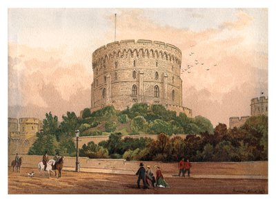 Runda tornet, Windsor, 1880 av Unbekannt