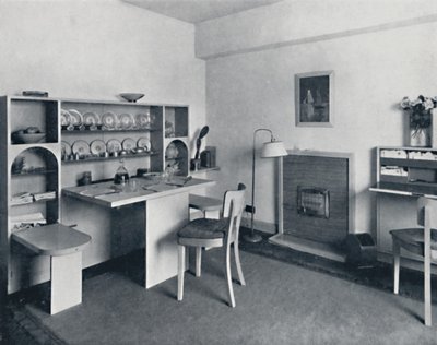 Rowley Gallery of Decorative Art Ltd - kombinerat matsal-vardagsrum öppet, 1939 av Unbekannt