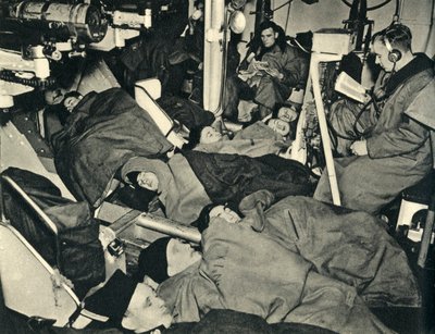 Royal Marines sover i gevärshuset på ett krigsfartyg, andra världskriget, c1939-c1943 1944. av Unbekannt