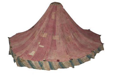 Kungligt runt tält tillverkat för Muhammad Shah Roof, 1834-1848. av Unbekannt