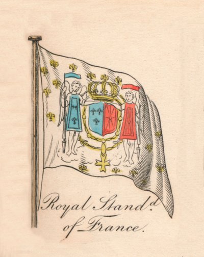 Royal Standard of France, 1838 av Unbekannt