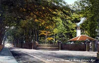 Rozelle Gates, på vägen till Burns Cottage, Ayr, Ayrshire, 1913 av Unbekannt