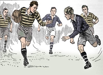 Rugbyfotboll, 1937 av Unbekannt