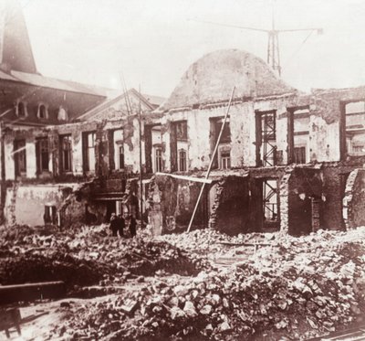 Ruiner, Louvain, Belgien, c1914-c1918 av Unbekannt