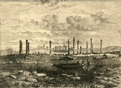 Ruiner i Persepolis, 1890. av Unbekannt