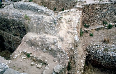 Ruinerna av den förhistoriska grekiska staden Mykene av Unbekannt