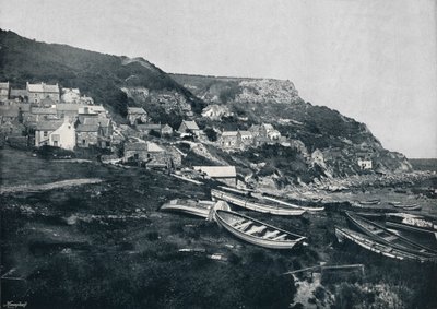 Runswick - The Village on the Cliffs, 1895 av Unbekannt