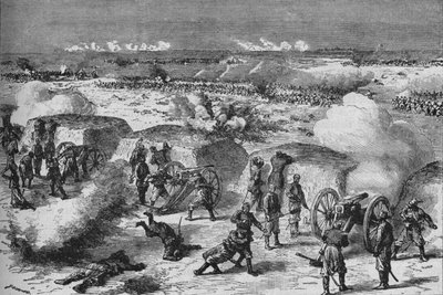 Ryskt angrepp på en turkisk osäkerhet, 1902 av Unbekannt