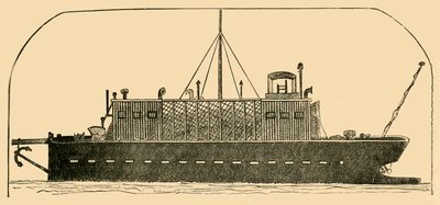 Ryskt fångskepp, 1881. av Unbekannt