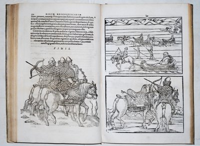 ryska krigare. Siegmund von Herberstein reser genom Ryssland Från: Rerum Moscoviticarum commentarii.., 1571 av Unbekannt