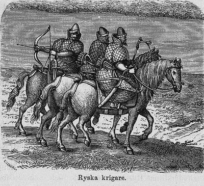 ryska krigare, ca. 1620 av Unbekannt
