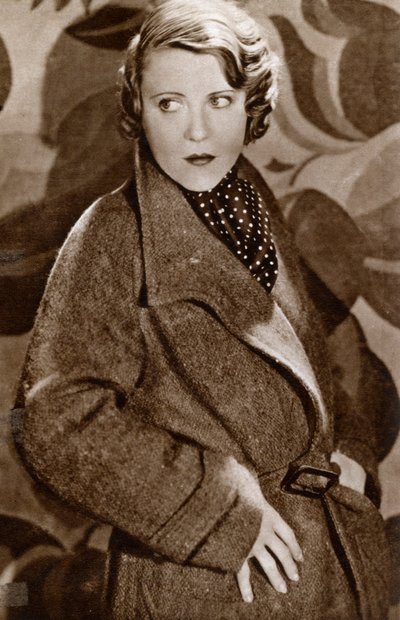 Ruth Chatterton, amerikansk skådespelerska, 1933 av Unbekannt