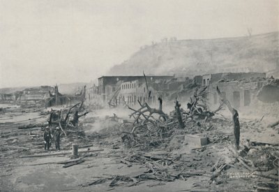 S. Pierre efter utbrottet, 1916 av Unbekannt