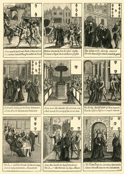 Sacheverell-kort, c1872. av Unbekannt