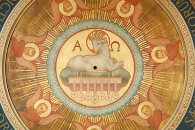 Saint-Francois Xavier-kyrkan, Guds lamm (Agnus Dei), Paris, Frankrike av Unbekannt
