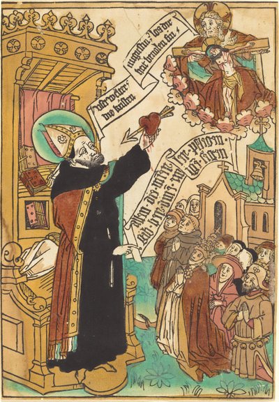 Saint Augustine, 14501460. av Unbekannt