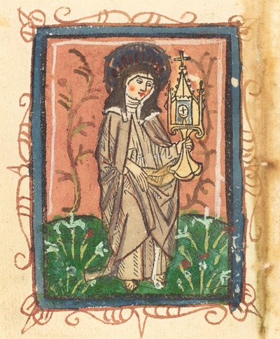 Sankta Klara av Assisi, 14701480. av Unbekannt