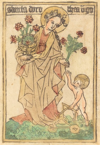 Saint Dorothy, 14401460. av Unbekannt
