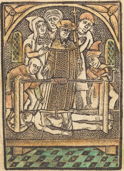 Sankt Erasmus, ca. 14701480. av Unbekannt