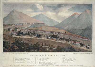 Sankta Helena, 9 maj 1821, 1839 av Unbekannt