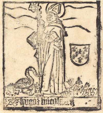 Sankt Hugo av Lincoln eller Sankt Hugo av Avalon, troligen 14601480. av Unbekannt
